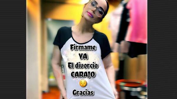 Clara Franco contó que gracias a su remera, aceleró su divorcio