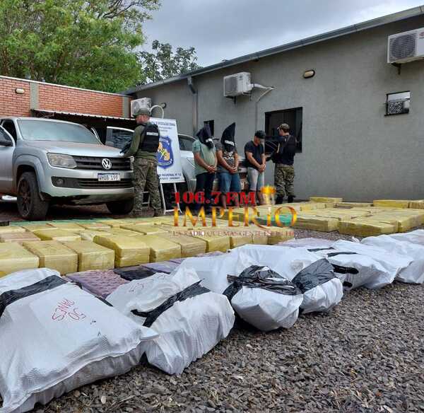 Liberan a hermanos al constatarse que no tenían vinculación con incautación de 1.532 kilos de marihuana - Radio Imperio 106.7 FM