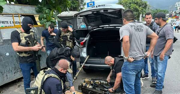 La Nación / Recuperan 8 ametralladoras robadas al Ejército brasileño