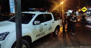 La Nación / Turba atacó con piedras una patrullera en el bañado Sur