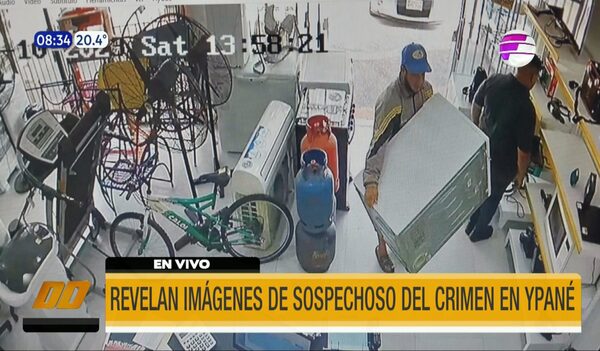Revelan imágenes de sospechoso del crimen en Ypané | Telefuturo