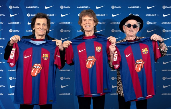 Los Rolling Stones en la camiseta del Barcelona | 1000 Noticias
