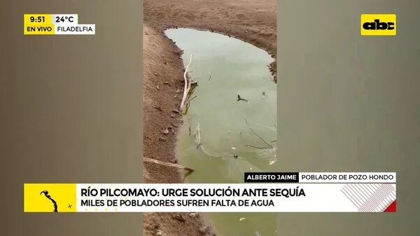 Río Pilcomayo: urge solución ante sequía - ABC Noticias - ABC Color
