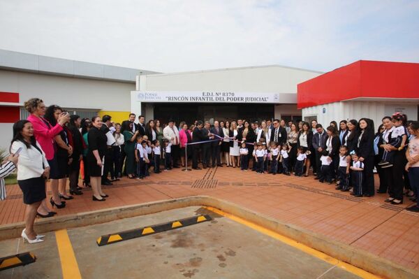 Inauguraron Espacio de Desarrollo Infantil en sede judicial de CDE