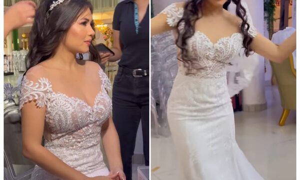 (VIDEO)Laurys Diva apareció vestida de novia