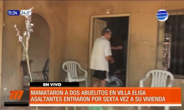 Maniataron a dos abuelitos para asaltarlos | Telefuturo