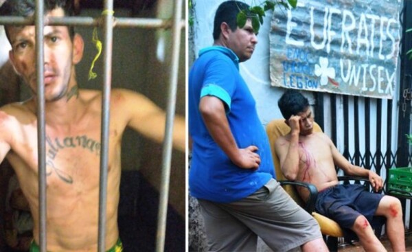 Vecinos reducen a dos delincuentes; uno de ellos resultó herido
