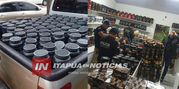 MÁS DE 500 MILLONES DE GUARANÍES EN MERCADERÍAS FUERON INCAUTADOS DE UN COMERCIO - Itapúa Noticias