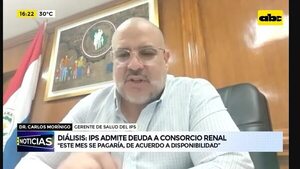 Diálisis: IPS admite deuda a consorcio renal  - ABC Noticias - ABC Color