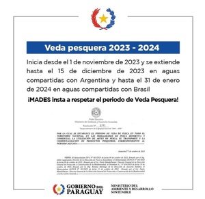 Anuncian periodo de veda desde el 1 de noviembre, con controles y sanciones estrictas - ADN Digital