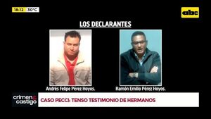 Caso Pecci: tenso testimonio de los hermanos Pérez Hoyos  - Factor Clave - ABC Color