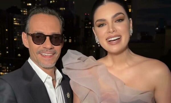 (VIDEO). Marc Anthony y Nadia Ferreira anuncian, saludando en guaraní, que traerán ayuda de la fundación del cantante a Paraguay