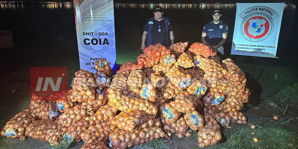 INCAUTAN 2 TONELADAS DE CEBOLLAS EN CAMPICHUELO - Itapúa Noticias