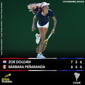 Zoe Doldán es de nuevo campeona en dobles y finalista en singles con Cayo Narváez - La Tribuna