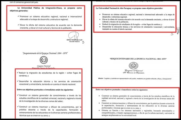 Políticos “plagian” para crear más universidades - Política - ABC Color