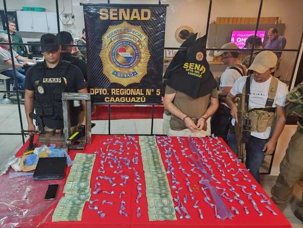 Capturan a jefe de red de microtraficantes en Caaguazú | 1000 Noticias