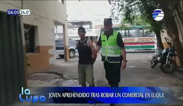 Robó un comercio en Luque y fue detenido | Telefuturo