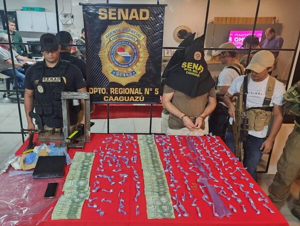 Capturan a jefe de red de microtraficantes en Caaguazú