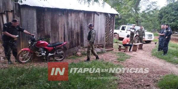 UN SUJETO COMENZÓ A DISPARAR A LOS POLICÍAS DURANTE UN ALLANAMIENTO EN ALTO VERÁ - Itapúa Noticias