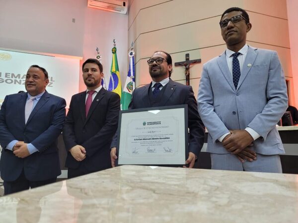 Médico concepcionero es Ciudadano Honorífico en Guarapuava, Brasil