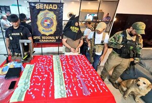 Agentes de la Senad detuvieron a cabecilla de red de microtráfico en Caaguazú