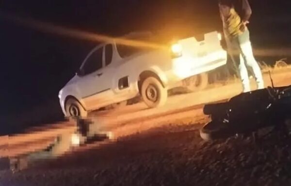 Motociclista y un perro mueren en accidente de tránsito - ABC en el Este - ABC Color