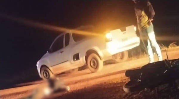 ¡Terrible! Motoca se llevó un perro por delante y terminaron falleciendo los dos