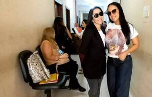 Shirley Reyes recibió el apoyo de la ex-modelo Fátima Godoy en el juicio a "Torito"