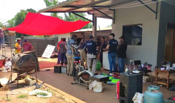 Banda asalta-japoneses: Armas, cartuchos, pasamontañas y más en nuevo allanamiento