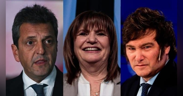 Massa, Bullrich o Milei, o se define en segunda vuelta?