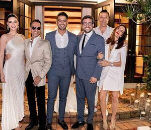 ¡Nadia y Marc Anthony fueron los padrinos de boda de famoso presentador de TV!