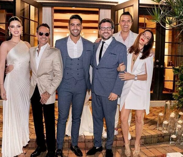 ¡Nadia y Marc Anthony fueron los padrinos de boda de famoso presentador de TV!