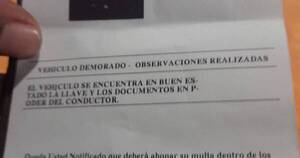 La Nación / Caminera emitió falso alcotest positivo en San Bernardino, según denuncian