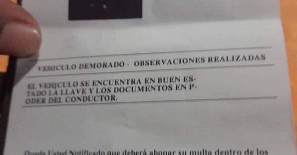 La Nación / Caminera emitió falso alcotest positivo en San Bernardino, según denuncian