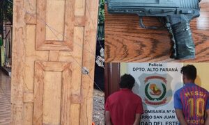 Sorprenden y capturan a ladrones de puerta