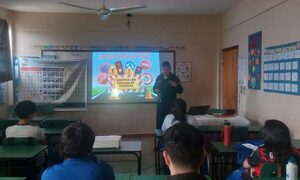 Siguen charlas y talleres de educación vial en colegios de Frano