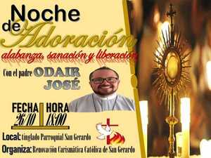 Se viene una nueva noche de adoración, alabanza, sanación y liberación con el padre Odair José - Radio Imperio 106.7 FM