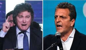 Mano a mano de Massa y Milei para saber quien será el presi de los argentinos