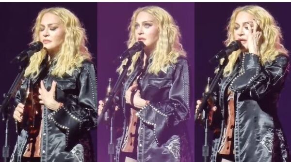 Madonna rompe en llanto tras hablar de la enfermedad que la postró en cama: “Es un maldito milagro que esté aquí ahora mismo”
