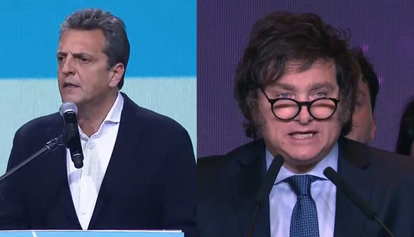 Sergio Massa y Javier Milei se enfrentarán en el balotaje presidencial en Argentina | OnLivePy