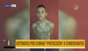 Detenidos por cobrar ''protección'' a comerciantes en Asunción | Telefuturo