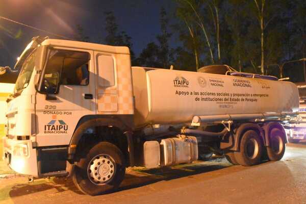 La alianza entre el sector público y privado permitió el envío de 59 camiones de agua potable al Chaco