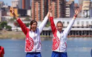 Versus / Dupla Alonso-Martínez captura la primera medalla del remo paraguayo en los Juegos Panamericanos