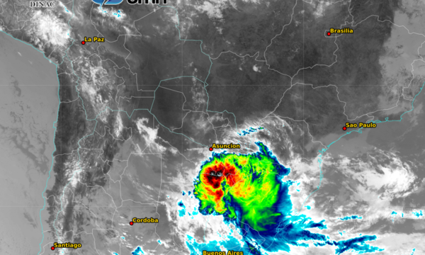 Emiten alerta meteorológica que incluye a Alto Paraná