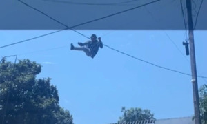 Detienen a un Hombre Araña intentando robar cables de Copaco en Villa Elisa