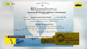 Video: continúa polémica por título de Hernán Rivas - ABC Noticias - ABC Color