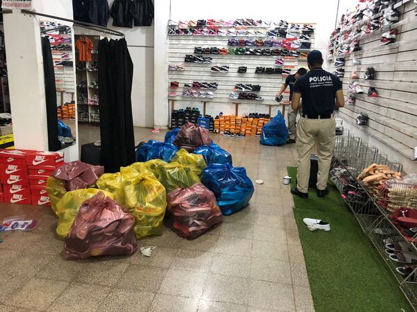 Incautan calzados valuados en 120.000 USD en el circuito comercial de Encarnación