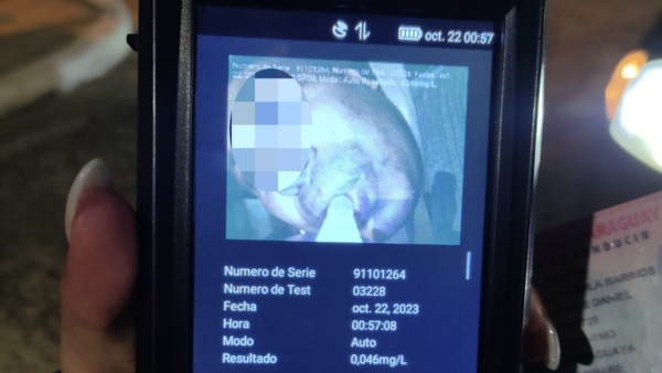 Denuncia amaño en alcotest: “Hace 10 años que no tomo”