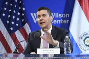 En Washington, Santiago Peña elogia lucha antilavado de dinero - Política - ABC Color
