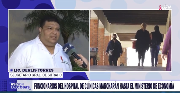 Trabajadores de Clínicas se movilizan en busca de incremento presupuestario - ADN Digital